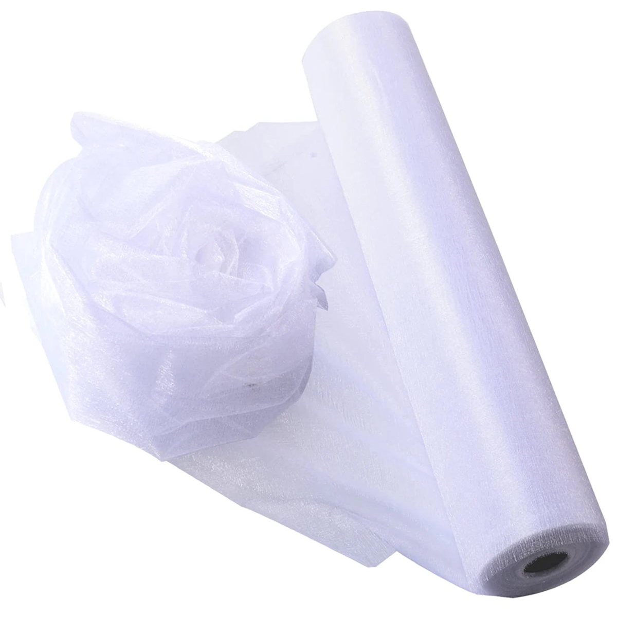 Organza Ribbon Spool - Tessuto in Organza di Cristallo -