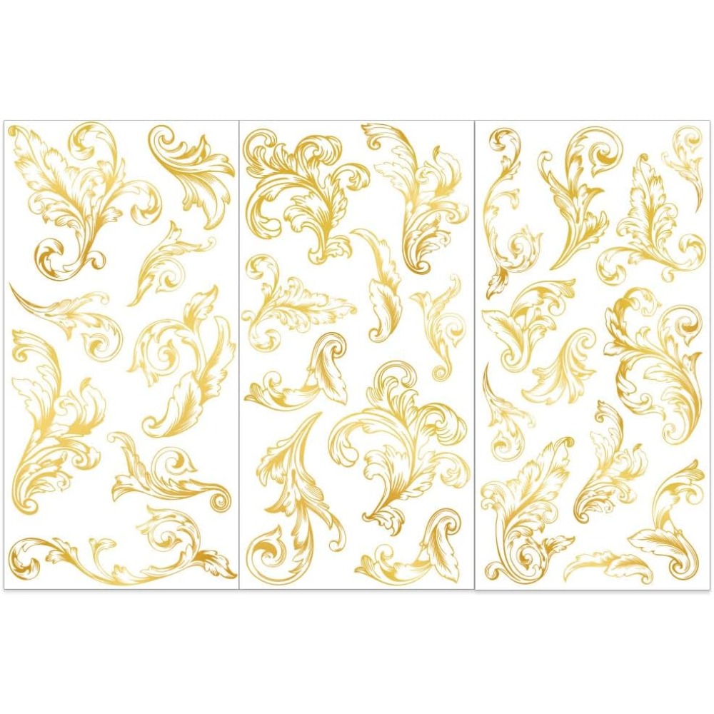 Embellishment Crafts - 3 pezzi/set damascato strofinare su trasferimenti
