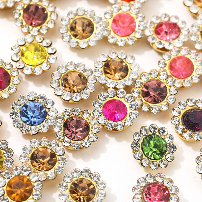 Sew On Rhinestone - 1000 Pezzi Strass a Forma di