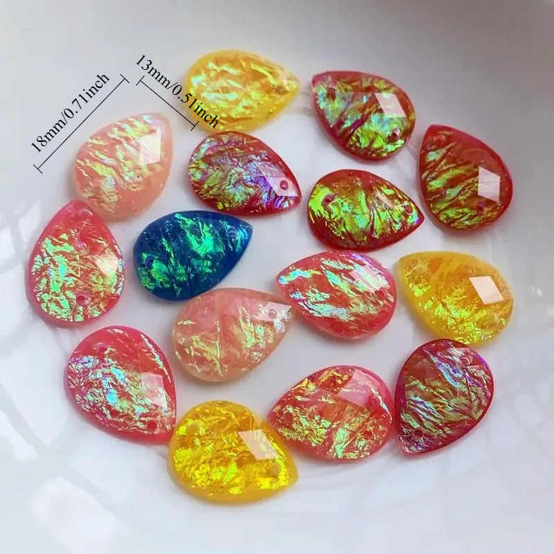 15 pz. strass a goccia 13*18mm - Sew On Rhinestone recensione e prezzo